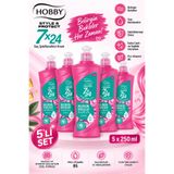 Hobby 7/24 Belirgin Bukleler Saç Kremi 250 ml 5'li Set