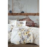 Hobby Belinda Sarı Standart Kingsize Poplin Nevresim