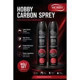Hobby Carbon Sprey 250 ml x2 Ultra Güçlü Saç Şekillendirici Paraben İçermeyen Formül