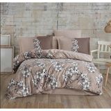 Hobby Çift Kişilik Ranforce Nevresim Takımı Elvira Kahve - Renkli - 200 x 220 cm