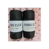 hobby club [ 1 Adet 4no 200 Gr] Polyester Makrome Orta Kalın Supla Ve Çanta Ipliği Tığ No 3,5 Veya 4
