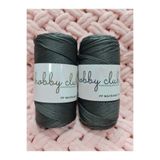hobby club [2adet 4 No 200 gr ]polyester Makrome Gri Orta Kalın Supla Ve Çanta Ipliği Tığ No 3,5 Veya 4