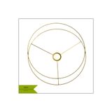 Hobby Craft Abajur Teli 47 CM Mat Dokulu Gold E27 Uyumlu + Boş Halka | Makrome abajur iskeleti , Abajur Kafesi Metal Abajur Gövdesi