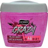 Hobby Crazy Islak Sert Saç Jölesi 700 ml Alkol İçermeyen Kolay Temizlenir Uzun Süreli Parlaklık - 1