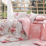 Hobby Home Clementina Pembe Çift Kişilik Nevresim Takımı
