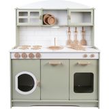 Hobby House Ahşap Büyük Mutfak 9 Parça Servis Seti 3 Yaş İçin Eğitici Malzeme ile Tasarlanmış