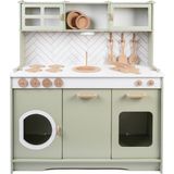 Hobby House Ahşap Oyuncak Mutfak 9 Parça Servis Seti + LED Hediye