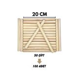 HOBBY HOUSE Ahşap Ritim Çubuğu 100 adet 20 cm