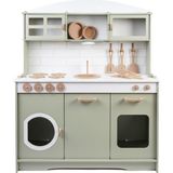 Hobby House Oyuncak Ahşap Mutfak Seti Tuğla Desenli Ihlamur
