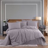 Hobby Ipliği Boyalı Çift Kişilik Nevresim Takımı - Kahve - Renkli - 240 x 260 cm
