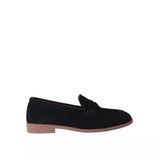 Hobby Kadın Hakiki Süet Deri Penny Loafer Babet Ayakkabı Siyah Mb262150s