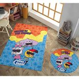 Hobby Kral Şakir Dostum Bu Çok Havalı - Lisanslı Yuvarlak Paspas - Çap Ø 80 cm