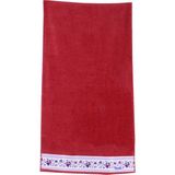 Hobby Laura El, Baş Havlusu Kırmızı 50X90 - 50 x 90 cm