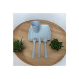 HOBBY LİFE 1 Kişilik 5 Parça Plastik Piknik Seti; Tabak, Bardak, Kaşık, Çatal, Bııçak