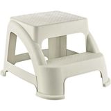 Hobby Life 2 Basamaklı Beyaz Merdiven Tabure Küçük Boy Ergonomik Tasarım ve Kolay Taşınabilir