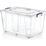 Hobby Life 3 ' Lü Hobby Life Plastik 80 Lt Tekerlekli Multi Box Saklama Kabı