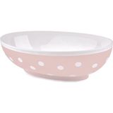 Hobby Life 3,2 Lt Oval Benekli Kase - Pembe Gül