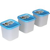 Hobby Life Alaska Nofrost Saklama Kabı 0,38 Litre 3'lü Mavi - 0,38 lt
