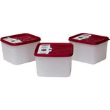 Hobby Life Alaska Nofrost Saklama Kabı 1,1 Litre 3'lü Fuşya - 1,1 lt