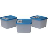 Hobby Life Alaska Nofrost Saklama Kabı 1,1 Litre 3'lü Mavi - 1,1 lt