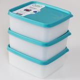 Hobby Life Alaska Nofrost Saklama Kabı 1,1 Litre 3'lü Turkuaz - 1,1 lt