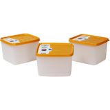 Hobby Life Alaska Nofrost Saklama Kabı 1,1 Litre 3'lü Turuncu - 1,1 lt