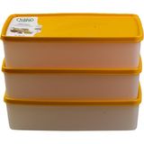 Hobby Life Alaska Nofrost Saklama Kabı 2 Litre 3'lü Turuncu - 2 Lt