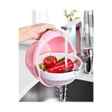 Hobby Life Aqua Hazneli Dönerli Süzgeç Büyük Makarna Süzgeci