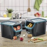 Hobby Life Coral 12 Litre 2li Soğan Patates Saklama Kutusu Mavi