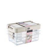 Hobby Life Infinity Kilitli Saklama Kabı Seti 3 x 0,80 L - Şeffaf - 800 ml