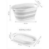 Hobby Life Magic Katlanabilir Çamaşır Sepeti 38 Lt Beyaz Renkli Pratik Kullanım