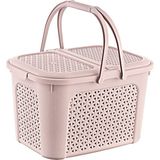 Hobby Life Maksimo Rattan Piknik Sepeti 28 L - Pembe