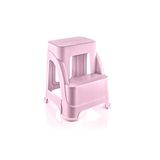 Hobby Life Merdivo Büyük Boy 2 Basamaklı Merdiven Tabure Pembe