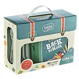 Hobby Life Okul Seti – 530 ml Matara ve Bölmeli Beslenme Kutusu, Çocuklar İçin Pratik ve Sağlıklı Seçim (Uzay Gri)