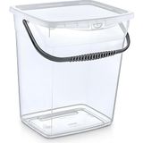 Hobby Life Q-Box 6 Litre Çok Amaçlı Şeffaf Saklama Kutusu – Kilitli Kapaklı, Saplı Deterjan ve Erzak Düzenleyici