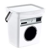 Hobby Life Q-Box Deterjanlık Makine Desenli 6 Lt. Beyaz