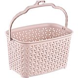 Hobby Life Rattan Mandal Sepeti - Pembe
