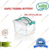 Hobby Life Saplı Taşıma Kutusu 13 lt Saklama Kabı