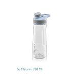 HOBBY LİFE Şeffaf Spor Okul Ofis Su Matarası 730ml Mavi Şeffaf