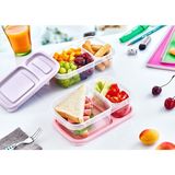 Hobby Life Smart 2 Bölmeli Saklama Kabı 0.75 L - Şeffaf - 750 ml