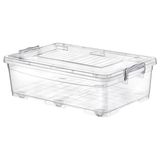Hobby Life Tekerlekli Multi Saklama Kabı 30 L - Şeffaf - 30 lt