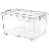 Hobby Life Tekerlekli Multi Saklama Kabı 50 L - Şeffaf - 50 lt