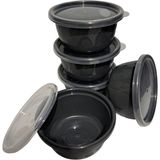 Hobby Life Tick Tock Hava Sızdırmaz Saklama Kabı 5'Li Set 5 X 250 Ml Antrasit