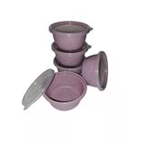 Hobby Life Tick Tock Hava Sızdırmaz Saklama Kabı 5'Li Set 5 X 250 Ml Pudra