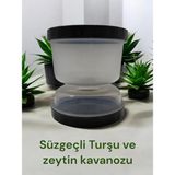 Hobby Life *xxlsaklama Kabı*turşu ve Zeytinler Için Pratik Kum Saati - 1 Adet
