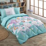 Hobby Magical Poplin Aqua Tek Kişilik Uyku Seti
