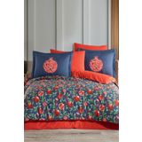 Hobby Plenty Poplin Çift Kişilik Nevresim Takımı KIRMIZI 200X220