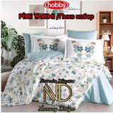Hobby Poplin Pike Takımı Tek Kişilik Belis Turkuaz