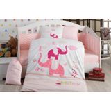 Hobby Pretty Pembe Bebek Nevresim Takımı