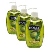 Hobby Sıvı Sabun Naturel Zeytin 400ml (3 paketi)